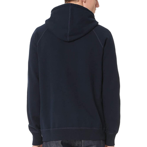 Sweat à capuche zippé décontracté en molleton pour homme, avec logo personnalisé, impression 3D en relief, haute qualité, imperméable, 100% coton - Product Image 2