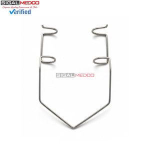 เครื่องมือตรวจตาแบบโค้งทำจากเหล็กกล้าไร้สนิม ยี่ห้อ Barraquer ขนาดประมาณ 50 มม. สำหรับผ่าตัดตา - Product Image 4