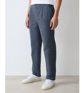กางเกงชิโนผู้ชายผ้าคอตตอนทวิล ป้องกันขนร่วง ป้องกันรอยยับ ผ้าฝ้ายออร์แกนิค ทรงตรง น้ำหนักเบา ทรงกลางสมัยใหม่ ขายส่ง - Product Image 1