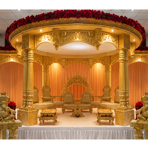 Raj Mahal Double Pilier Mariage Mandap Mariage Indien Traditionnel Mandap Décor UK Double Pilier Mastani Mariage Mandap UK - Product Image 1