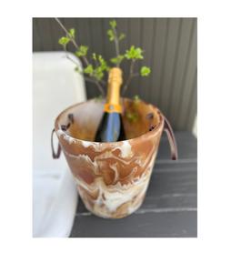 Cubo de hielo de resina hecho a mano, decorativo, para enfriar vino, champán y cerveza, para el hogar, bar, cocina, hotel, restaurante, fiestas - Product Image 1