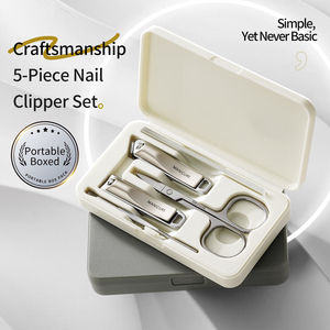 Premium Heavy Duty Black Carbon Steel 4-in-1 <b>Nail</b> Clipper <b>Set</b> Grooming Kit with Bag for Men & Women at Reasonable Price - Product Image 6