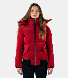 Chaqueta Premium Acolchada para Mujer, para Invierno, Informal, para Uso en Exteriores, Resistente al Viento, con Cierre de Cremallera y Bolsillos Laterales - Product Image 1