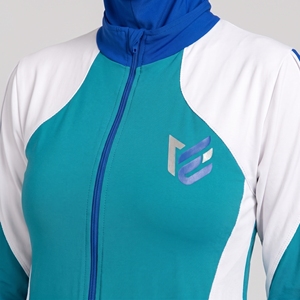 Ensemble Burkini Modeste 4 Pièces Personnalisé pour Femme, Hijab Modeste Grande Taille Imprimé, Ensemble Burkini 4 Pièces Écologique - Product Image 6