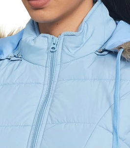 Chaqueta Acolchada Ligera y Transpirable para Mujer, con Calefacción, Ecológica, con Capucha, para Invierno y Actividades al Aire Libre, 100% - Product Image 3