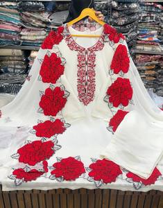 Women Ethnic Summer Season Wear Pakistani Suit Withut thread Work <b>Top</b>, Plazzo And Dupatta - Product Image 3