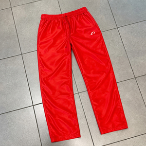 Lightweight Pink Nylon Wide Leg Pants Men Relaxed Fit Casual <b>Trousers</b> Elastic Waist Minimal Streetwear OEM Bulk Supply - Product Image 6