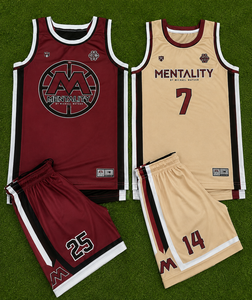 Tenues d'équipe de basketball personnalisées en gros – Ensembles maillot et short 100 % polyester, imprimés par sublimation, respirants et à séchage rapide pour le sport - Product Image 5