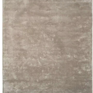 Tapis fait main en viscose et laine écologiques pour la décoration de la maison |   Tapis de couleur unie, taille personnalisée, ton neutre, pour salon - Product Image 1