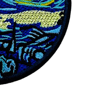 Hot Sale <b>Cheap</b> Fashion Woven Embroidered Badges Custom Embroidery Patch Embroidered Badge Custom Button <b>Machine</b> Badges - Product Image 4