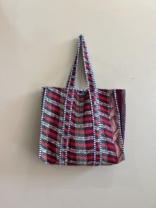 Handmade Vintage Reversible Kantha Tote <b>Bag</b> Shoulder Carry <b>Bag</b> <b>Boho</b> Quilted Shopping <b>Bag</b> - Product Image 4