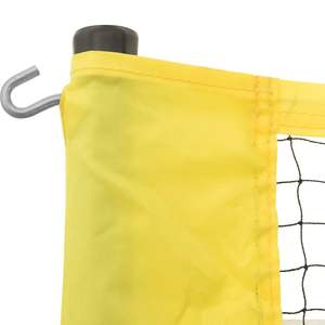 Filet de volley-ball en tissu PE jaune et noir 324"x96.1" pour équipement de terrain - Product Image 4