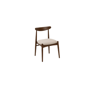 Ensemble de salle à manger ARTERRA Premium pour petits espaces, table ronde sur piétement en teck, chaises rembourrées modernes - Product Image 3