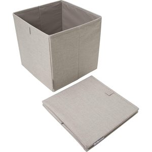 MA59BE Foldable Cube <b>Storage</b> <b>Box</b> for Home Office Spacious Canvas Wardrobe Organiser for Clothing and Essentials - Product Image 4
