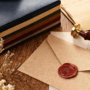 Sobres de Papel Artesanal Elegantes Hechos a Mano, en Varios Colores, con Sello de Cera, para Regalos de Boda, Embalaje de Papel Laminado Ordinario Reutilizable - Product Image 6