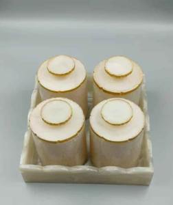 Tarro de Almacenamiento de Resina Premium Hecho a Mano con Tapa, Organizador Decorativo para Cocina, Baño, Té, Café, Dulces, Decoración del Hogar - Product Image 4