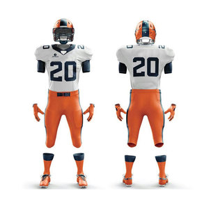 Ensemble d'uniformes de football américain bleu roi personnalisés en gros – Vêtements de football respirants pour adultes et jeunes – Fabricant OEM ODM - Product Image 6
