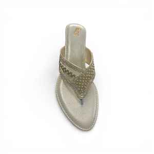 Sandalias de Plataforma con Adornos, Punta Abierta, Cómodas para Exteriores, Tendencia de Moda Femenina - Product Image 1