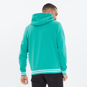 Sweat à capuche de luxe pour homme 100 % coton épais, uni, en molleton, brodé et sérigraphié, idéal pour l'hiver, le streetwear et respectueux de l'environnement - Product Image 4
