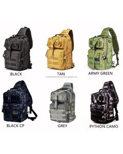 Sac à dos tactique compact à dos souple avec fermeture éclair, compartiment intérieur tactique, grande capacité, en polyester - Product Image 4