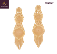 Collier en laiton plaqué or 24 carats avec chaîne maille forçat, pendentif fleur, bijoux tendance pour femme, 1 gramme, 16 pouces, ensemble complet