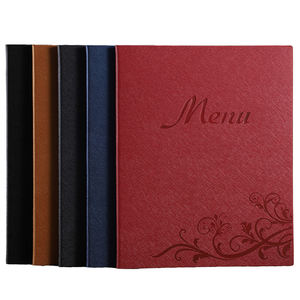 Nexgen Exports, Fabricante Indio, Carpeta de Menú de Cuero PU Hecha a Mano, Estilo Lujoso, Calidad Estándar, Logotipo Personalizado OEM/ODM - Product Image 1