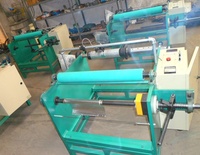 Machine manuelle de rembobinage et de découpe de rouleaux de papier aluminium, rembobineuse de film alimentaire en aluminium