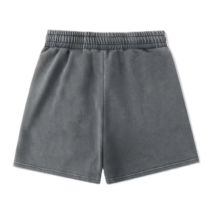 Men's 100% Cotton Washed Vintage Street Shorts Adjustable Drawstring Waist Pockets Breathable Quick Dry Eco-Friendly Loose Fit - Product Image 3