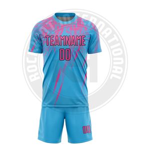 Uniforme de Fútbol Personalizado, Ligero y Transpirable, con Pantalones Cortos, para Entrenamiento de Clubes y Equipos - Product Image 1