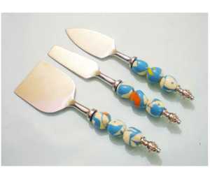 Stainless Steel <b>Cheese</b> Utensil <b>Set</b> with Resin Handle 4-Piece Serving Tools - Product Image 5