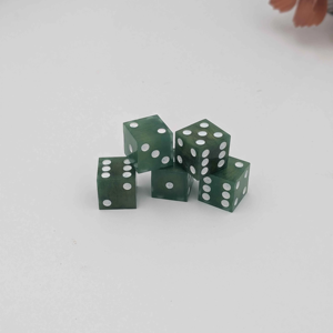 Dés à six faces en résine rose faits à la main, écologiques, personnalisés en usine, en vrac, pour jeux de société, accessoires de jeu de table en acrylique - Product Image 2