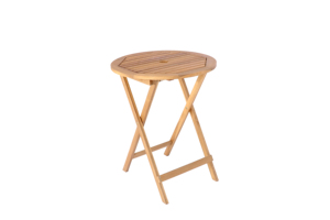Wooden <b>Bistro</b> Set with Solid Wood Construction Weather Resistant Finish and Compact Design Ideal for Outdoor Cafes - Product Image 3
