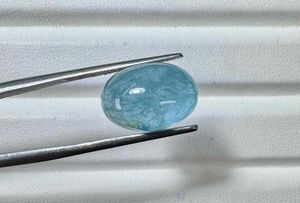 Cabujón de Aguamarina Natural, Piedra Preciosa Azul, Piedras Sueltas para Joyería, Anillos, Colgantes, Pendientes, Alta Claridad - Product Image 6