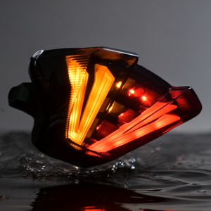 Feu arrière de moto MT-07 2018 à LED avec clignotant, 6 lentilles, design fumé - Product Image 5