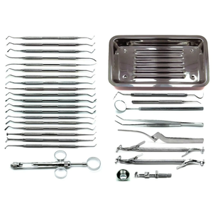 Juego de Instrumentos Dentales Premium de 30 Piezas para Restauración de Amalgama y Composite, de Acero Inoxidable, para Preparación de Cavidades y Relleno de Matrices Dentales - Product Image 1