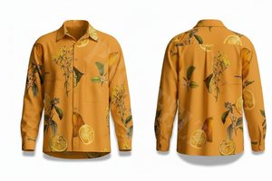 Chemise habillée boutonnée à manches longues, imprimée sur mesure, de qualité supérieure, au design tendance, pour la plage et le streetwear, chemises habillées à la mode - Product Image 4