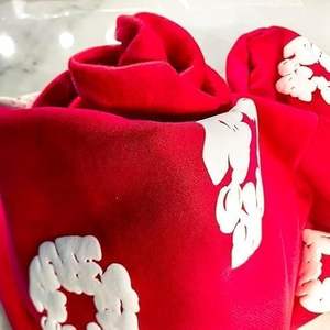 ชุดเซ็ตเสื้อฮู้ดและกางเกงขายาวลายดอกไม้กราฟิก ทรงโอเวอร์ไซส์ สไตล์สตรีทแวร์ 2 ชิ้น สำหรับผู้ชายและผู้หญิง ชุดลำลองแบบสวม - Product Image 5