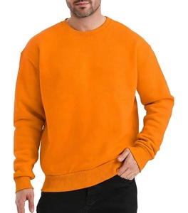 Sudadera de hombre de talla grande, cómoda, de color liso, con cuello redondo y hombros caídos, elegante, de manga larga, precio mayorista, desde Bangladesh - Product Image 1