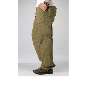 Pantalon Cargo en Toile pour Homme, Taille Haute, Décontracté, Imperméable, Multi-Poches, Jambe Droite, Anti-Usure, Poids Lourd, Fournisseur BD, Vie Quotidienne - Product Image 5