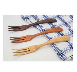 Accesorios de Cocina, Tenedores de Madera para Servir Frutas, Logotipo Personalizado, Juego de Tenedores de Madera de Acacia 100% Natural de la Más Alta Calidad, Gran Venta - Product Image 4