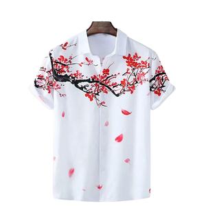 เสื้อเชิ้ตผู้ชายผ้าคอตตอนผสมสแปนเด็กซ์ คุณภาพสูง ดีไซน์ทันสมัย ปกเชิ้ตแบบพับได้ บริการรับผลิตตามแบบ (OEM) ระบายอากาศได้ดี แห้งเร็ว เหมาะสำหรับฤดูใบไม้ร่วง - Product Image 1