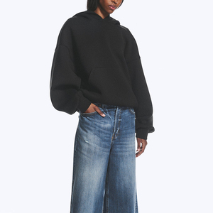 Sudadera Extra Grande para Mujer PHANTOM IMPEX, Logotipo Bordado, Bolsillo Delantero, Forro Polar de Algodón, Hombros Caídos, Transpirable, Forrada, Manga Larga - Product Image 5