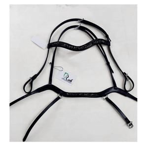 Fajas de cuero islandesa, negro, cristal de roca, plata, negro, FROB internacional - Product Image 2