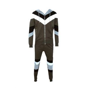 Chándal de entrenamiento Unisex con logotipo personalizado de fábrica, chándales transpirables de secado rápido reversibles de talla grande gris con etiqueta privada para hombre - Product Image 3