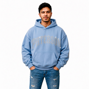 Sweat-shirt à capuche personnalisé pour homme, 400 g/m² en molleton de coton, sweat-shirt à capuche avec graphisme personnalisé, sweat-shirt de marque streetwear pour homme - Product Image 4