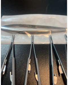 5 PCS Manual Steel Dental Needle Holder Dentistry Forceps <b>Plier</b> Surgical Orthodontic Tweezers Instrument <b>Set</b> CE Certified By GS - Product Image 6