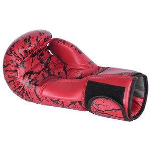 Gants de boxe professionnels en cuir de vachette véritable, couleur blanche, pour entraînement et combat, à lacets, avec logo personnalisé - Product Image 5