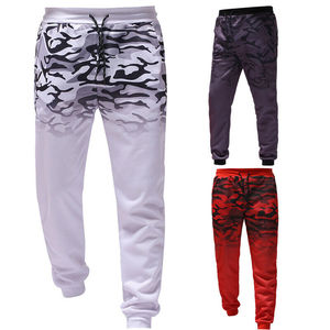 <b>Men's</b> Red <b>Camo</b> Tracksuit Hooded Zip-Up <b>Jogger</b> Set Breathable Quick Dry Fleece Custom Logo Winter Sportswear Jogging - Product Image 5