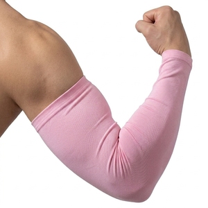 Manguitos Rosas con Protección Anti-UV de Secado Rápido, Personalizables, Unisex para Adultos, 100% Poliéster, para Deporte, Fitness y Uso en Exteriores - Product Image 4
