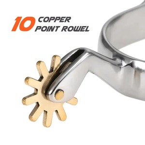 Espuelas de acero inoxidable para equitación, espuelas de vaquero occidental, otros equipos ecuestres, precio al por mayor, espuelas de control para caballos 2026 - Product Image 2